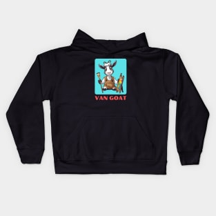 Van Goat | Goat Pun Kids Hoodie